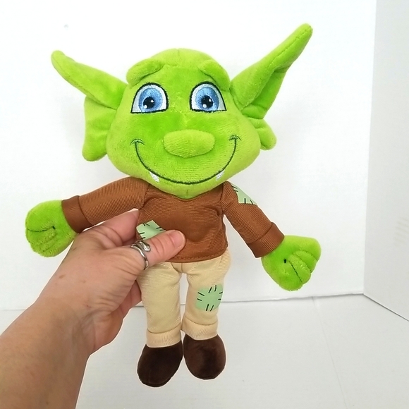 Ghoul On A Stool Green Halloween Plush Doll - Picture 2 of 7